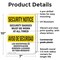 Signmission Security Badges Must Worn Bilingual OSHA Security Notice Sign, Plastic, 7in W x 10in L, 2PK OS-2PACK-SN-P-710-L-11644 - alternate 2